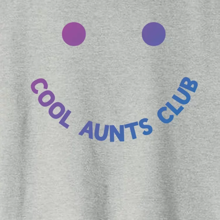 Cool Aunts Club Smile Cool Aunts Club Meaningful Gift Women's Crop Top Tee