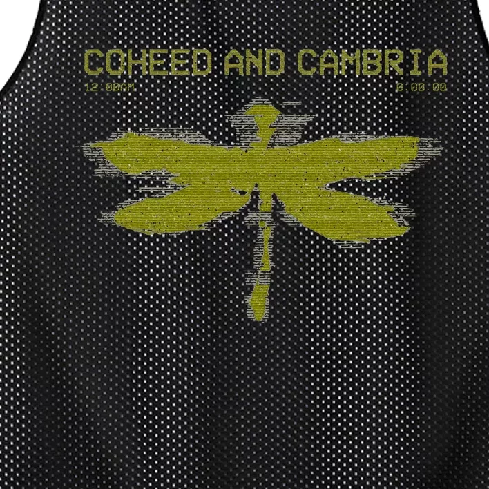 Coheed And Cambria Vcr Glitch Mesh Reversible Basketball Jersey Tank