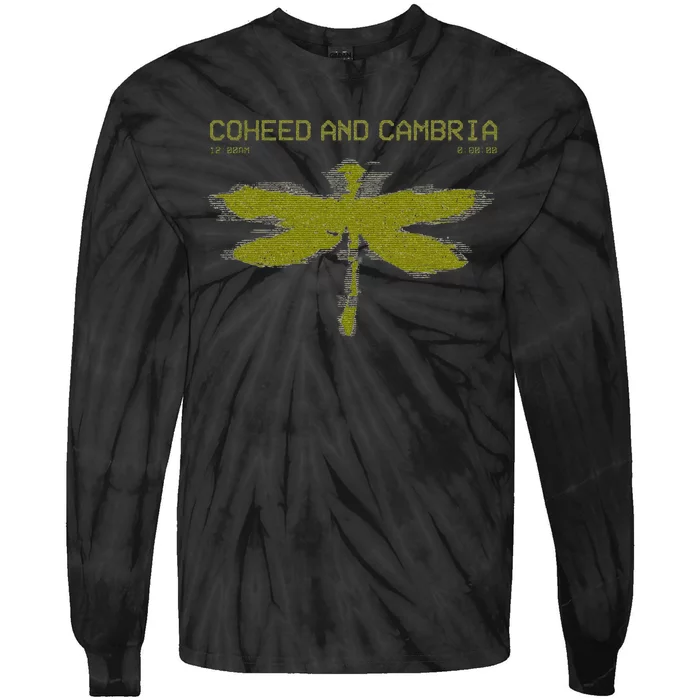 Coheed And Cambria Vcr Glitch Tie-Dye Long Sleeve Shirt