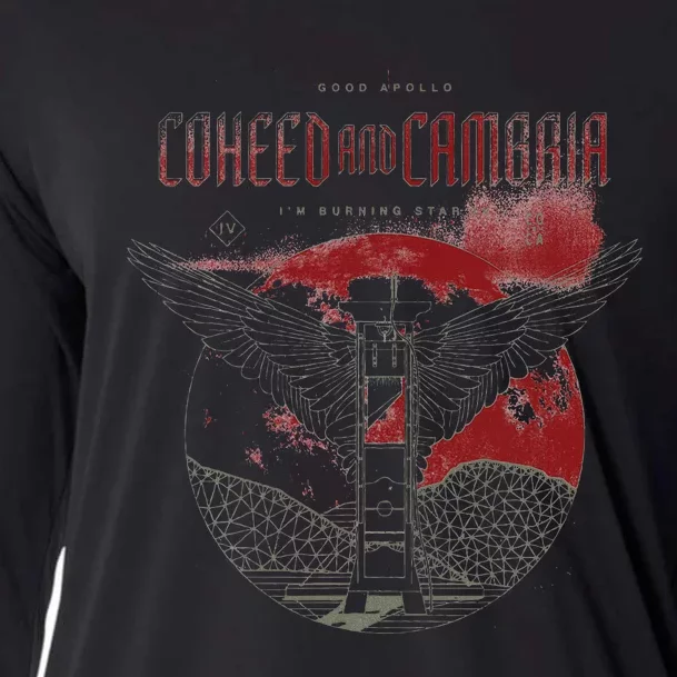 Coheed And Cambria Death Moon Cooling Performance Long Sleeve Crew