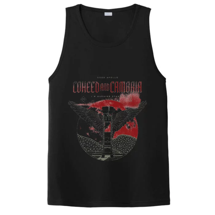 Coheed And Cambria Death Moon Performance Tank