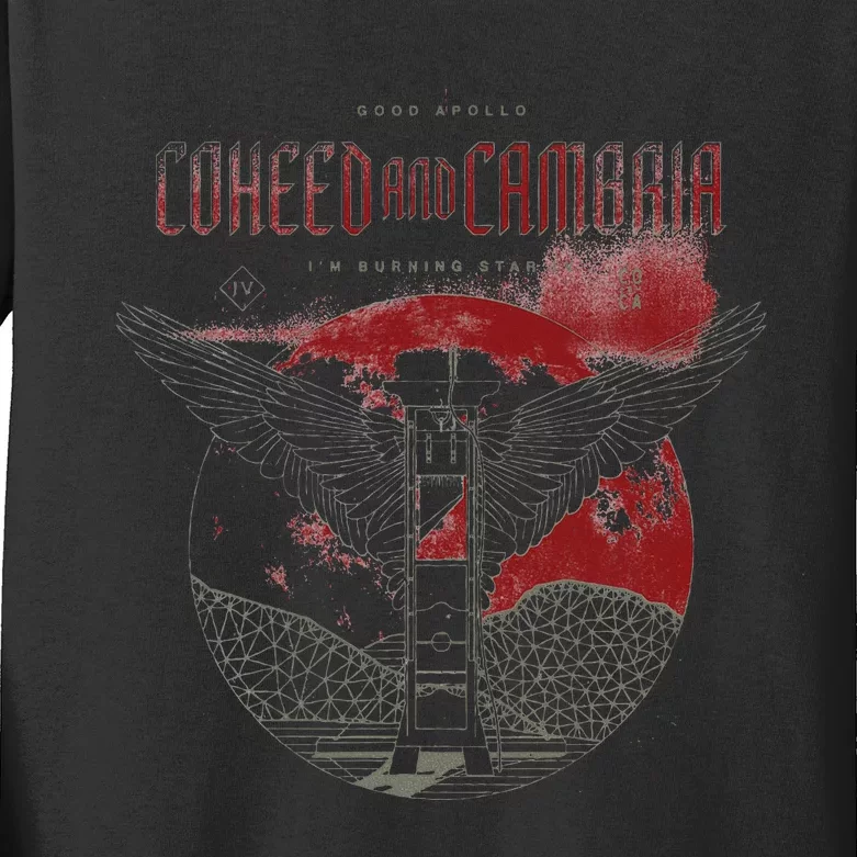 Coheed And Cambria Death Moon Kids Long Sleeve Shirt