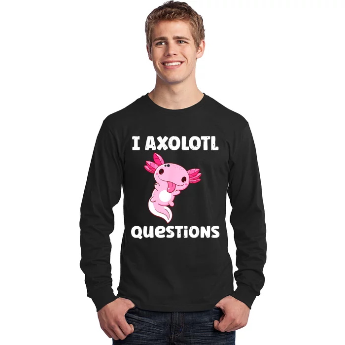 Cute Axolotl Long Sleeve Shirt