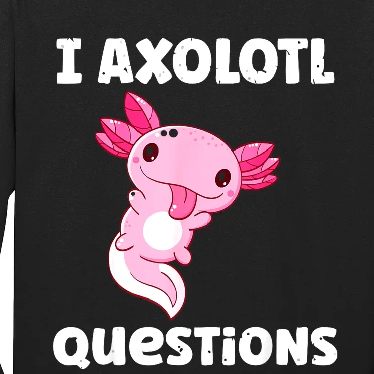 Cute Axolotl Long Sleeve Shirt