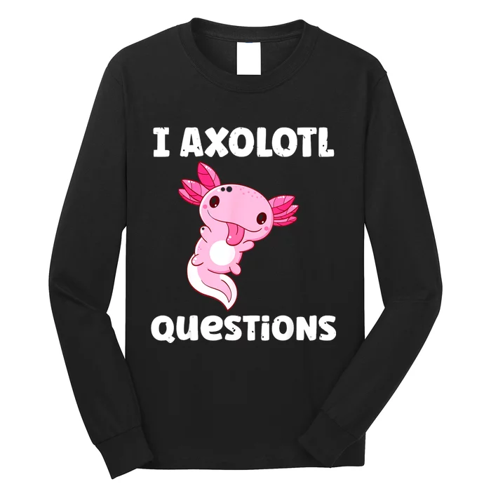 Cute Axolotl Long Sleeve Shirt