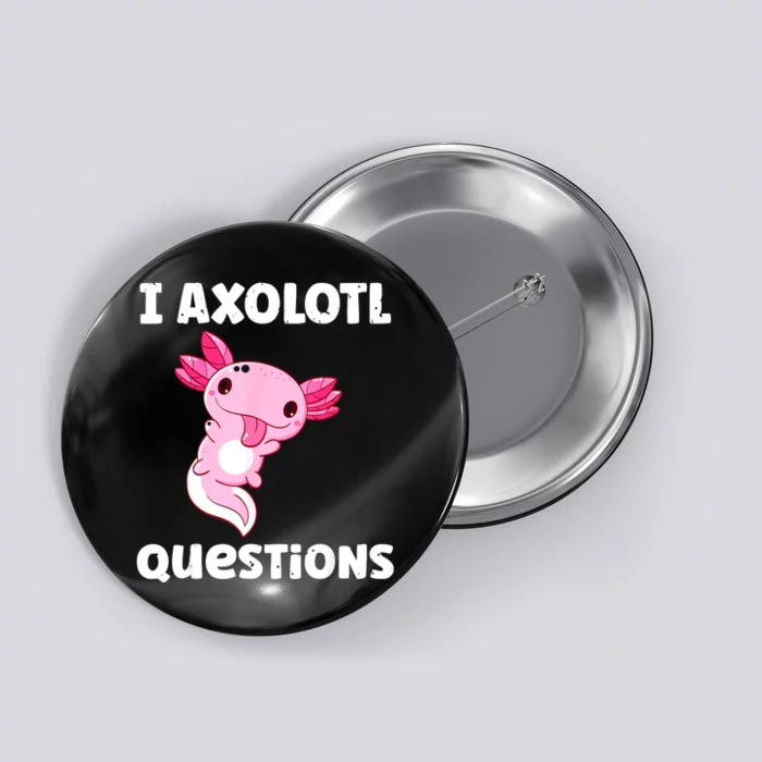 Cute Axolotl Button