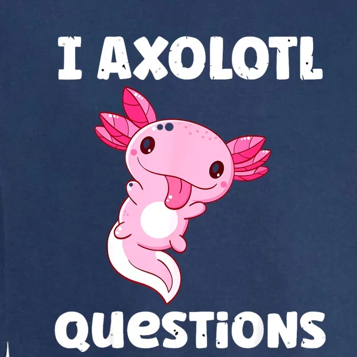 Cute Axolotl Garment-Dyed Sweatshirt