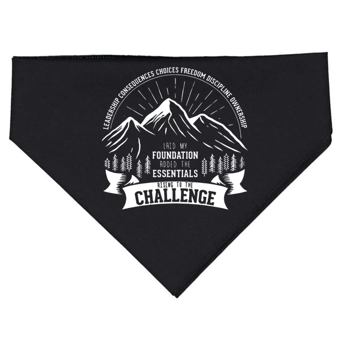 Challenge A Classical Conversations Homeschooling Gift USA-Made Doggie Bandana