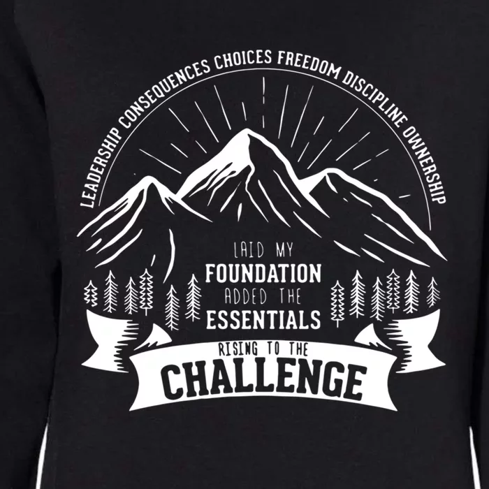 Challenge A Classical Conversations Homeschooling Gift Womens California Wash Sweatshirt