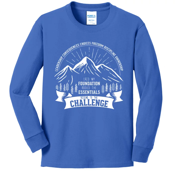 Challenge A Classical Conversations Homeschooling Gift Kids Long Sleeve Shirt