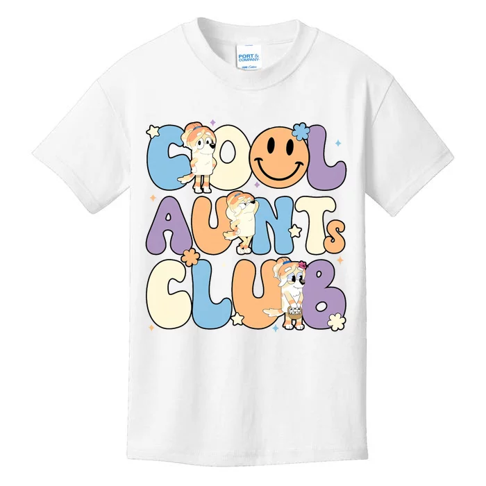 Cool Aunt Club Risky Aunt Frisky Cool Aunt Club Funny Family Kids T-Shirt