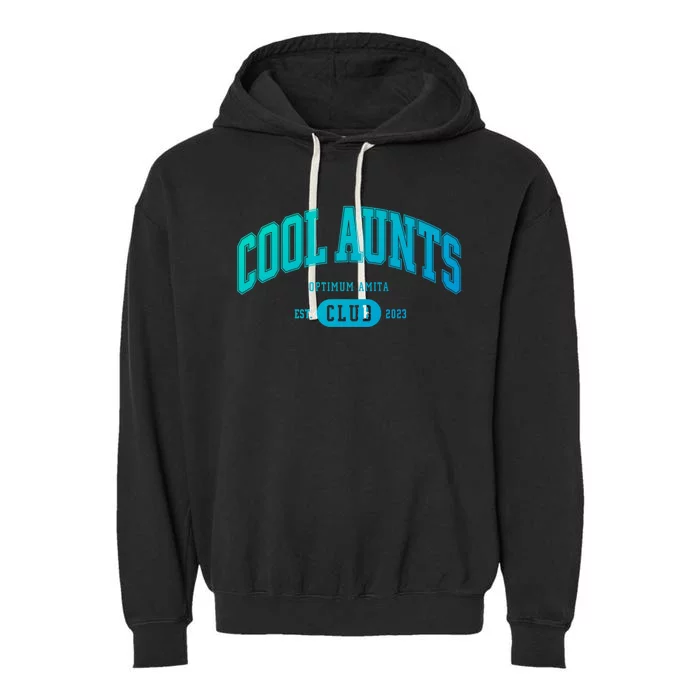 Cool Aunts Club Gift Garment-Dyed Fleece Hoodie