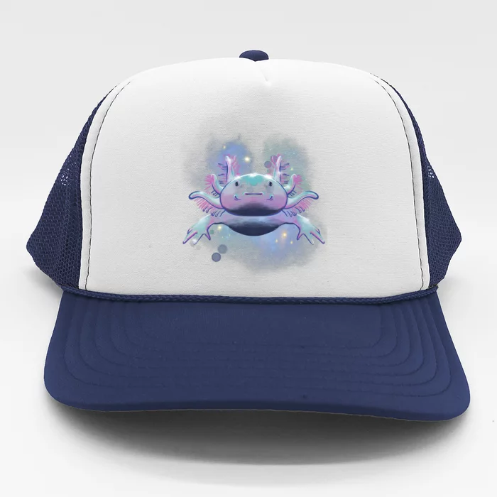 Cosmic Axolotl Trucker Hat