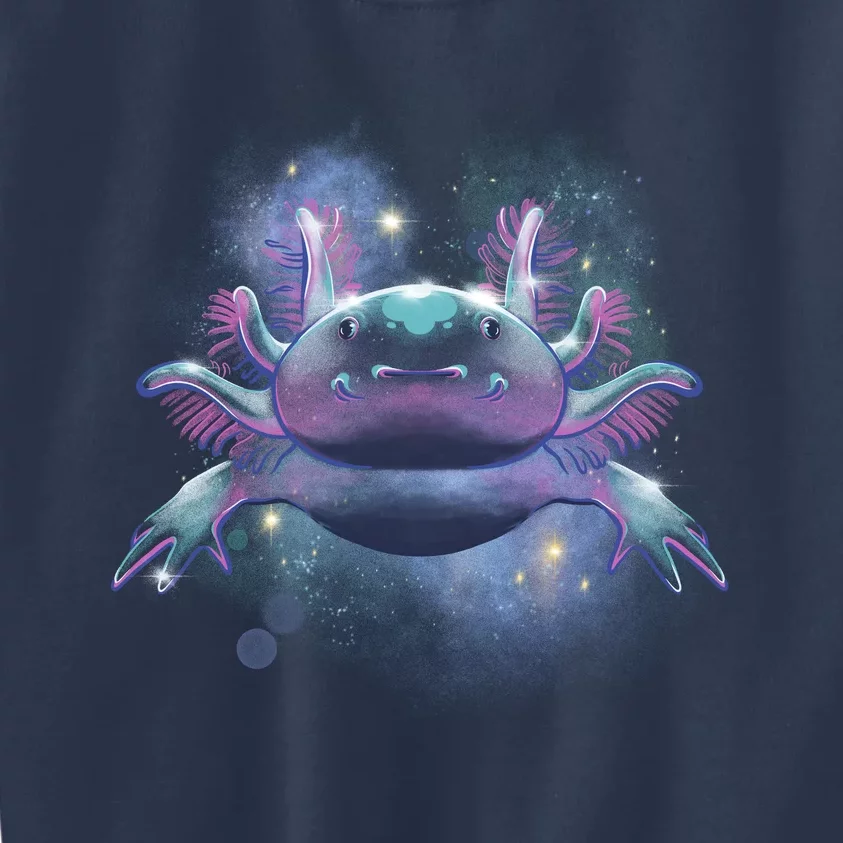 Cosmic Axolotl Kids Sweatshirt