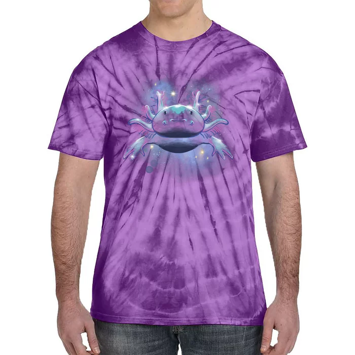 Cosmic Axolotl Tie-Dye T-Shirt