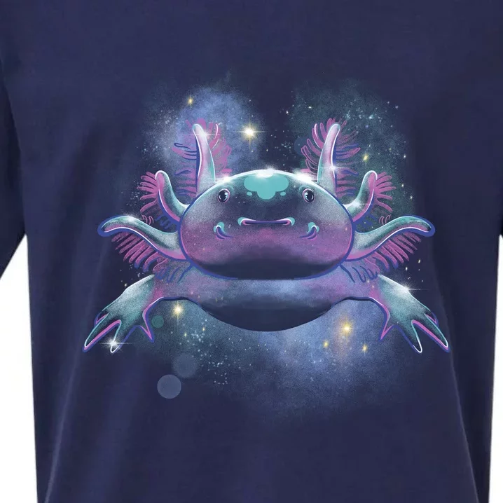 Cosmic Axolotl Sueded Cloud Jersey T-Shirt