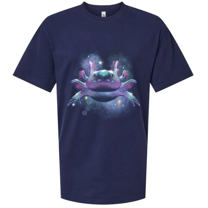 Cosmic Axolotl Sueded Cloud Jersey T-Shirt