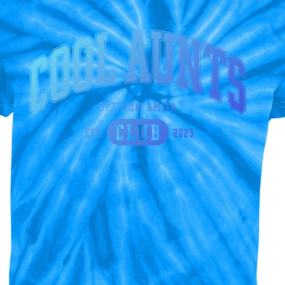 Cool Aunts Club Gift Kids Tie-Dye T-Shirt