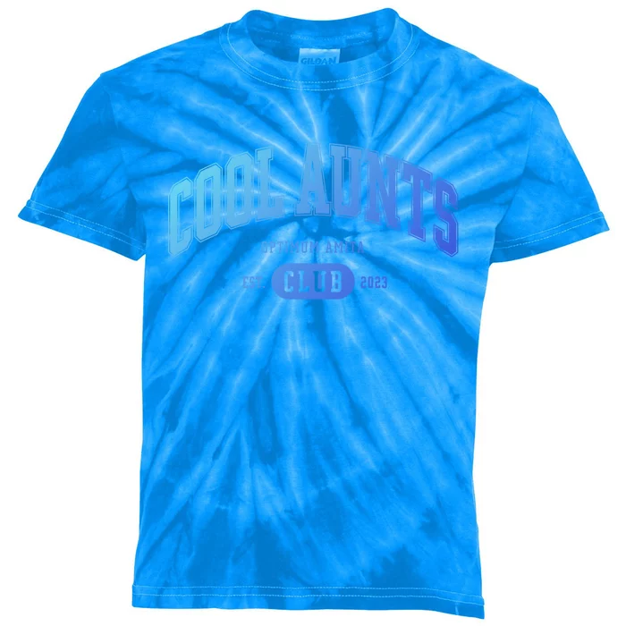 Cool Aunts Club Gift Kids Tie-Dye T-Shirt