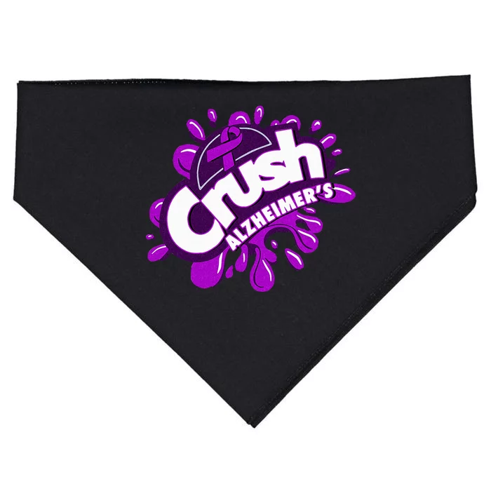 Crush Alzheimer's USA-Made Doggie Bandana