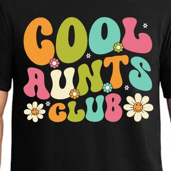 Cool Aunt Club Groovy Retro Smile Cool Aunt Club Aunties Pajama Set