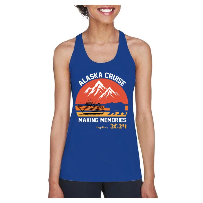 Cute Alaska Cruise Family Vacation Gift Women's Racerback Tank