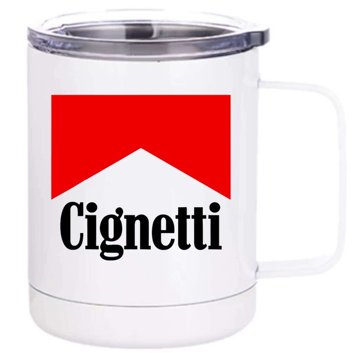 Cignetti Apparel Front & Back 12oz Stainless Steel Tumbler Cup