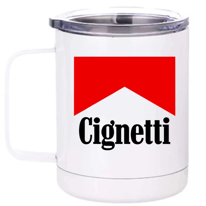 Cignetti Apparel Front & Back 12oz Stainless Steel Tumbler Cup