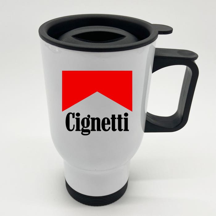 Cignetti Apparel Front & Back Stainless Steel Travel Mug