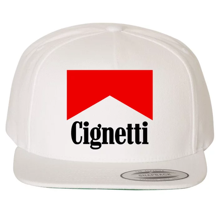 Cignetti Apparel Wool Snapback Cap