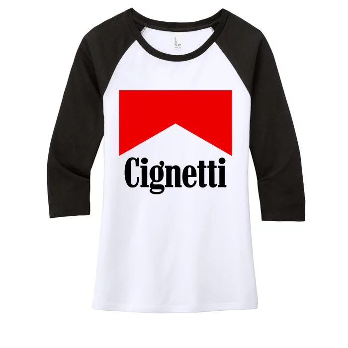 Cignetti Apparel Women's Tri-Blend 3/4-Sleeve Raglan Shirt