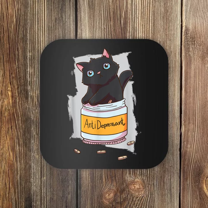 Cat Antidepressant Coaster