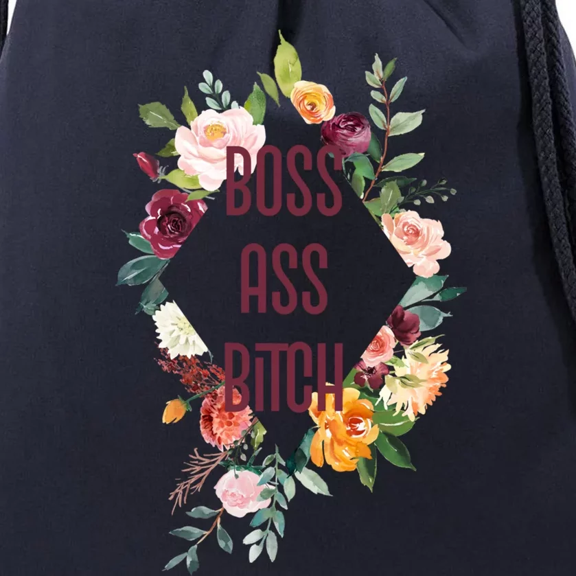 Cool And Chic Boss Ass Bitch Gift Drawstring Bag