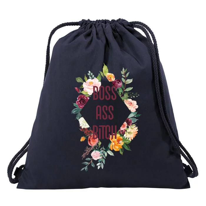 Cool And Chic Boss Ass Bitch Gift Drawstring Bag