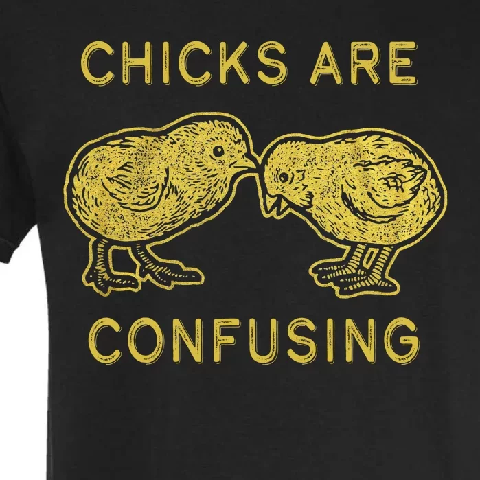 CHICKS ARE CONFUSING Garment-Dyed Heavyweight T-Shirt