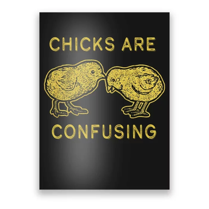 CHICKS ARE CONFUSING Poster