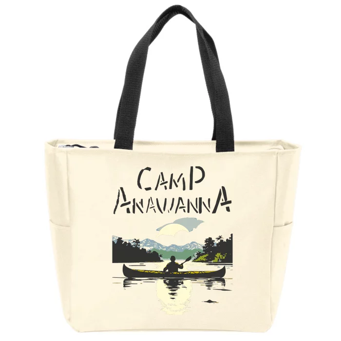 Camp Anawanna Zip Tote Bag