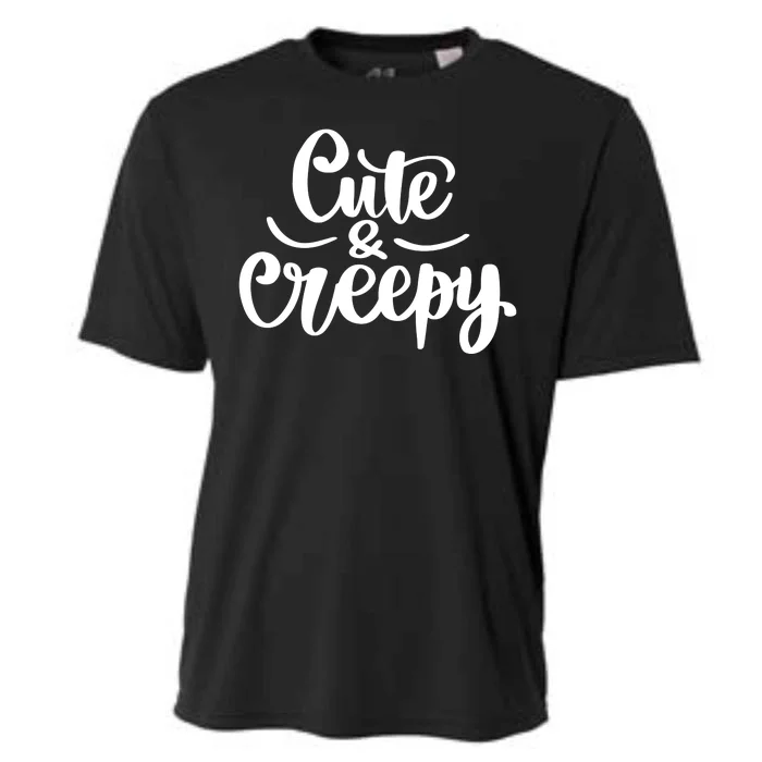 Cute And Creepy Halloween Funny Cooling Performance Crew T-Shirt