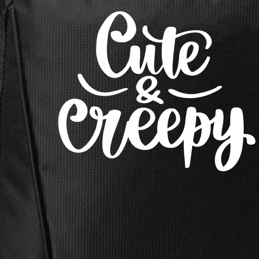 Cute And Creepy Halloween Funny City Backpack