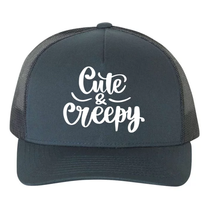 Cute And Creepy Halloween Funny Yupoong Adult 5-Panel Trucker Hat