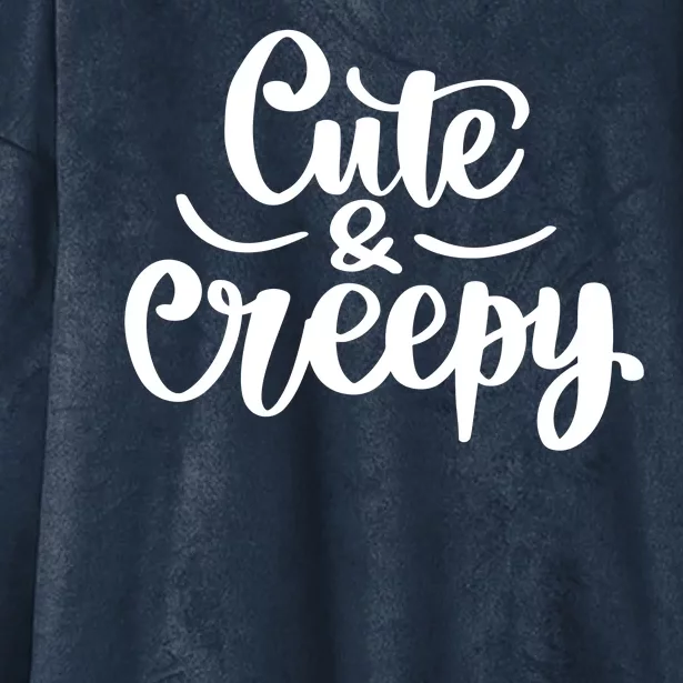 Cute And Creepy Halloween Funny Hooded Wearable Blanket