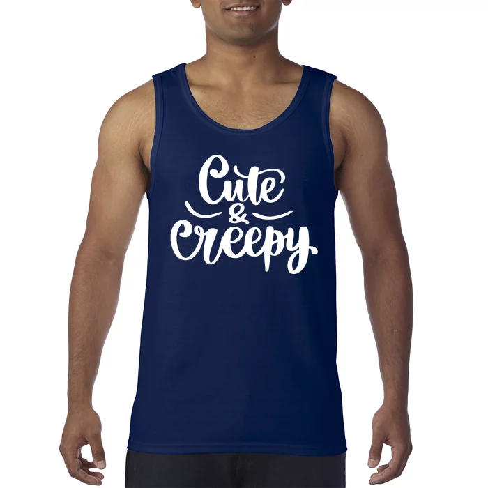 Cute And Creepy Halloween Funny Tank Top