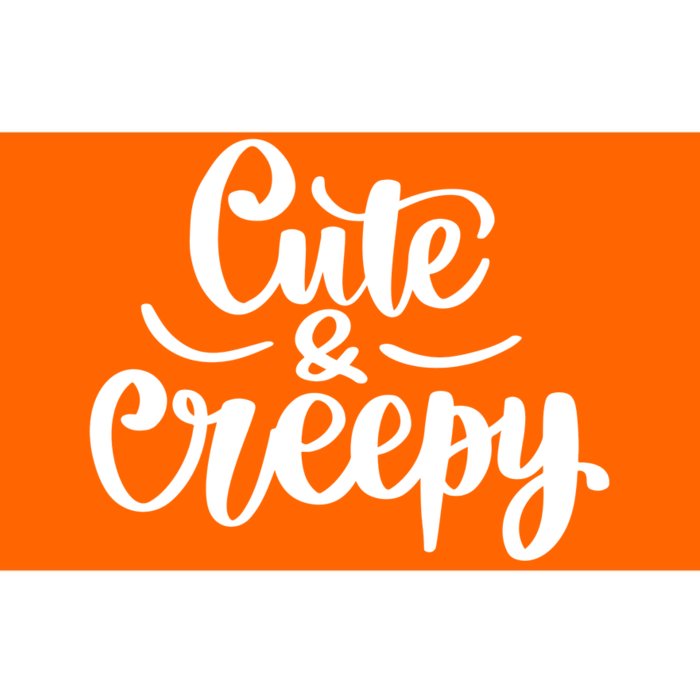 Cute And Creepy Halloween Funny Bumper Sticker