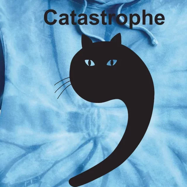 Cat Apostrophe Tie Dye Hoodie