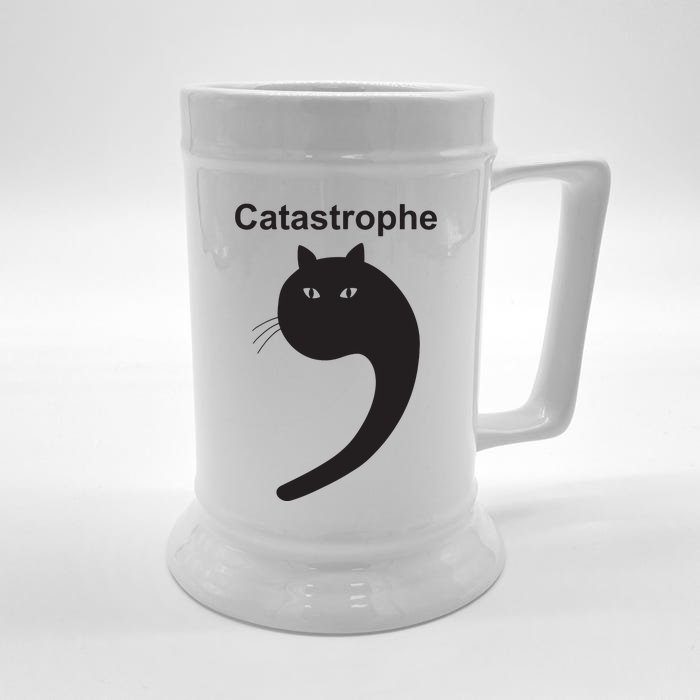 Cat Apostrophe Front & Back Beer Stein