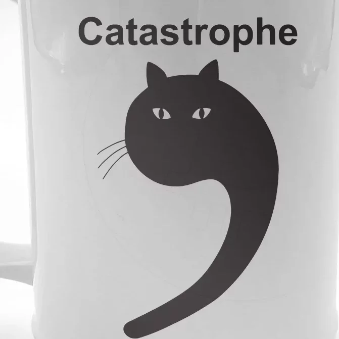 Cat Apostrophe Front & Back Beer Stein