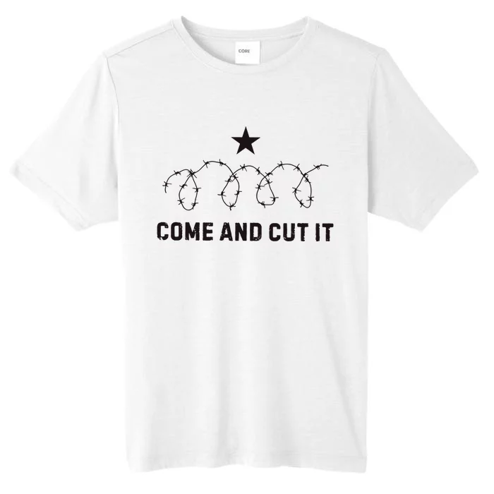 Come And Cut It Barbed Wire Political ChromaSoft Performance T-Shirt