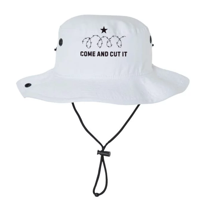 Come And Cut It Barbed Wire Political Legacy Cool Fit Booney Bucket Hat