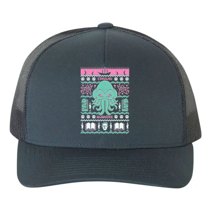 Cthulhu Awakens Yupoong Adult 5-Panel Trucker Hat