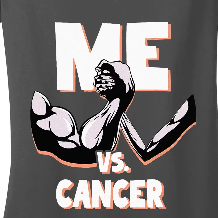 Cancer Awareness Chemotherapy Leukemia Cancer Survivor Women's V-Neck T-Shirt